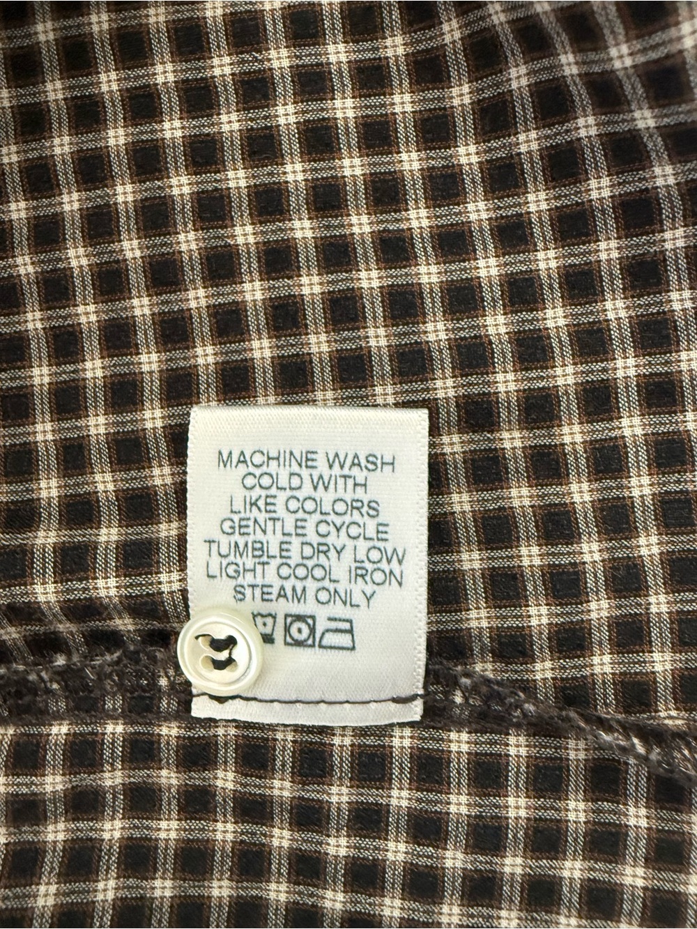 XiRENA Black and Tan Checked Short-Sleeve Button-Down Shirt - Picture 5 of 5